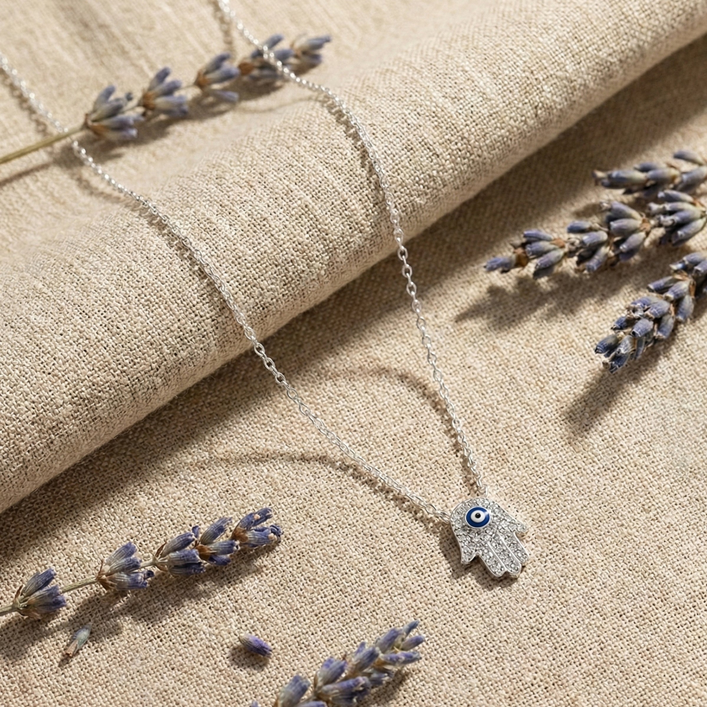 Evil Eye Hand Pendant